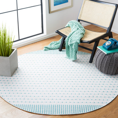 Aitken Flat Weave Cotton Geometric Rug