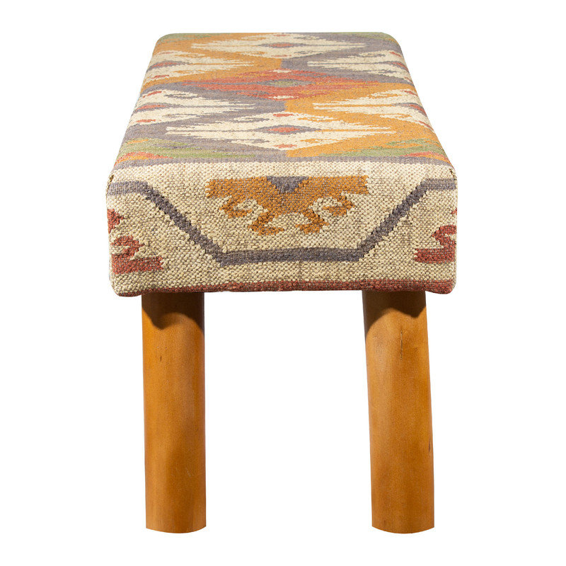 Banc rembourré Myo, Brun / brun clair
