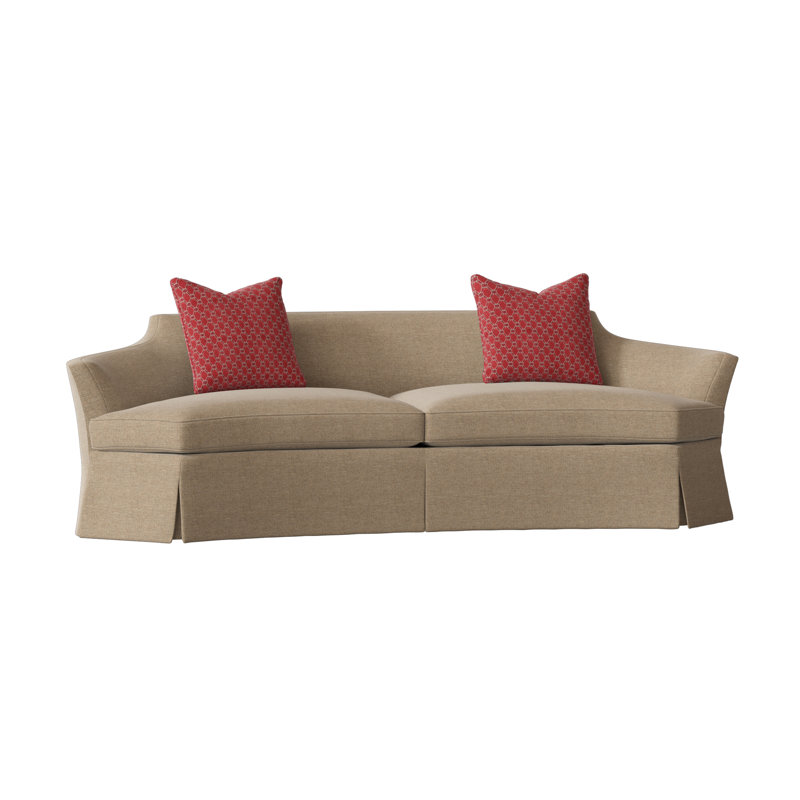 Cee Zee Sofa, Elise Flax, Adobe Rust