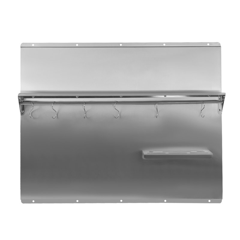 Range Backsplash Range Hood Wall Shield Stainless Steel Range Hood