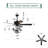 Freja Ceiling Fan with Light Kit