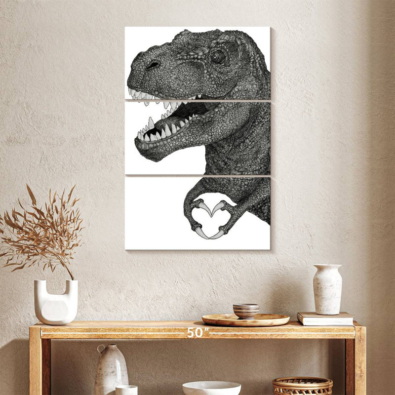 Brampt Dino Love, 38" H x 24" W