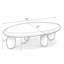 Table basse moderne à motif de galets-30299383