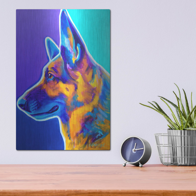 "Gsd - Schatze" par Dawg Painter, H 16 po x l 12 po