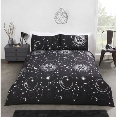 Johnsie Polyester Dots Duvet Cover with Pillowcases