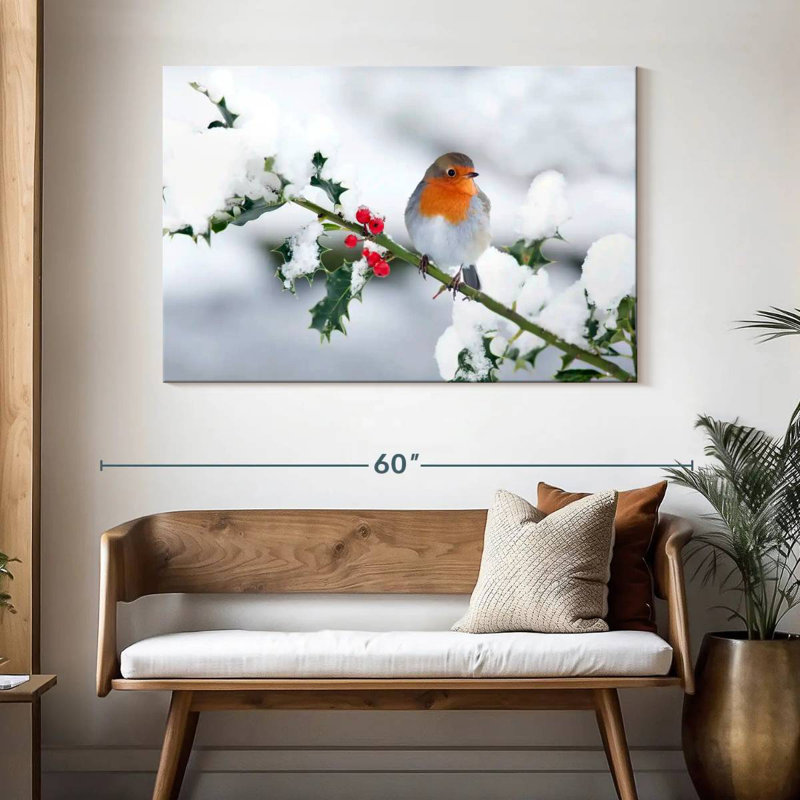 Brampt Winter Robin Songbird