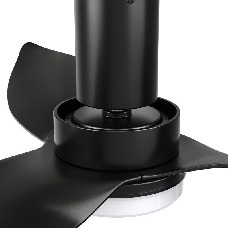 45"  Smart DC Ceiling Fan with Light, Remote control, Black