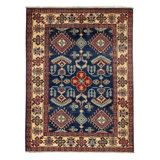 Hand Woven Cotton and Wool Oriental Area Rug