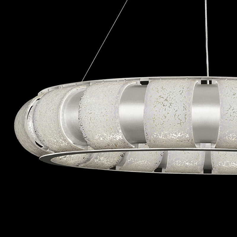 Bond 18 - Light LED Pendant, Clear, Silver