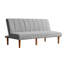 Canapé-lit convertible Ian, fauteuil inclinable réglable, tissu tissé Ian-112777813