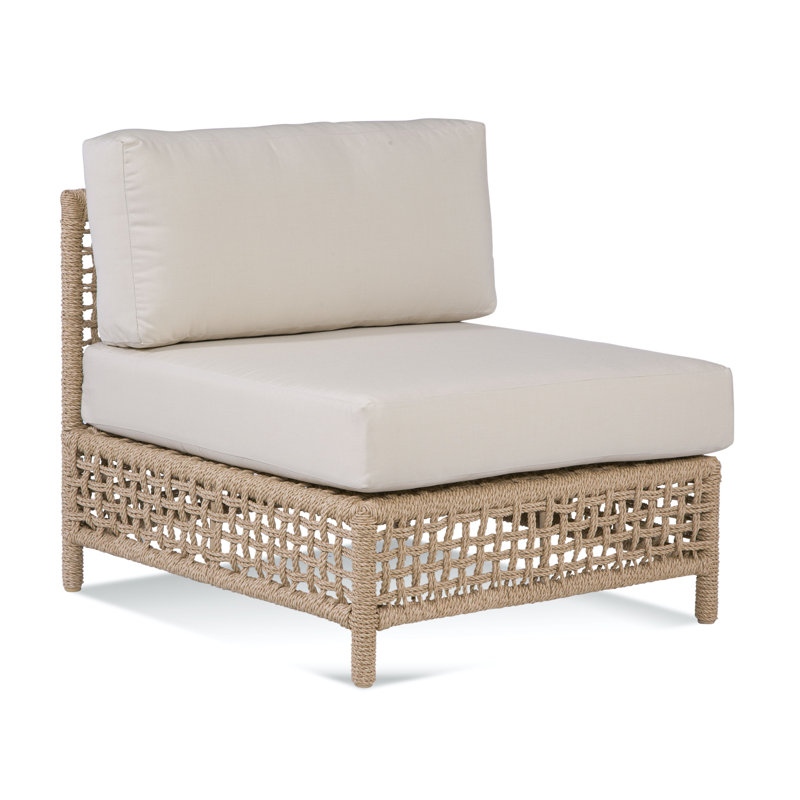 Bayside Outdoor 5 - Seat Patio Sectional, Inside/Out Natural 6372-91, Brown
