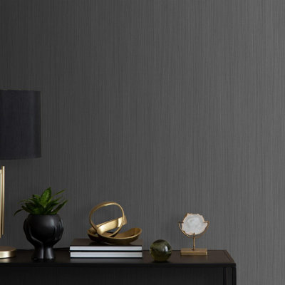 Alethia Texture Wallpaper - For Living Room, Bedroom, Fireplace - Textured Finish, Solid Colour Pattern
