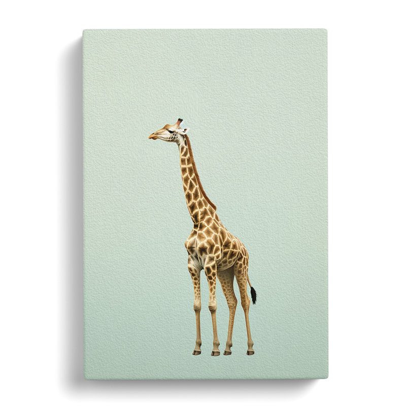 Giraffe Minimalism No.2 - No Frame Print, 76cm H x 50cm W x 3cm D