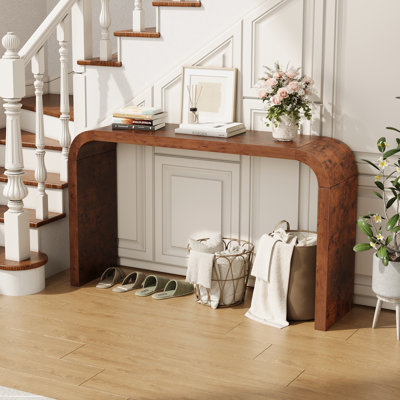 52"Solid Wood Console Table