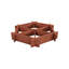 Lit de jardin surélevé en bois 4 pi x 4 pi