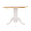 Table de salle à manger pliante de couleur naturelle pour la maison - fonctionnelle et attrayante, rétractable rustique et polyvalente
