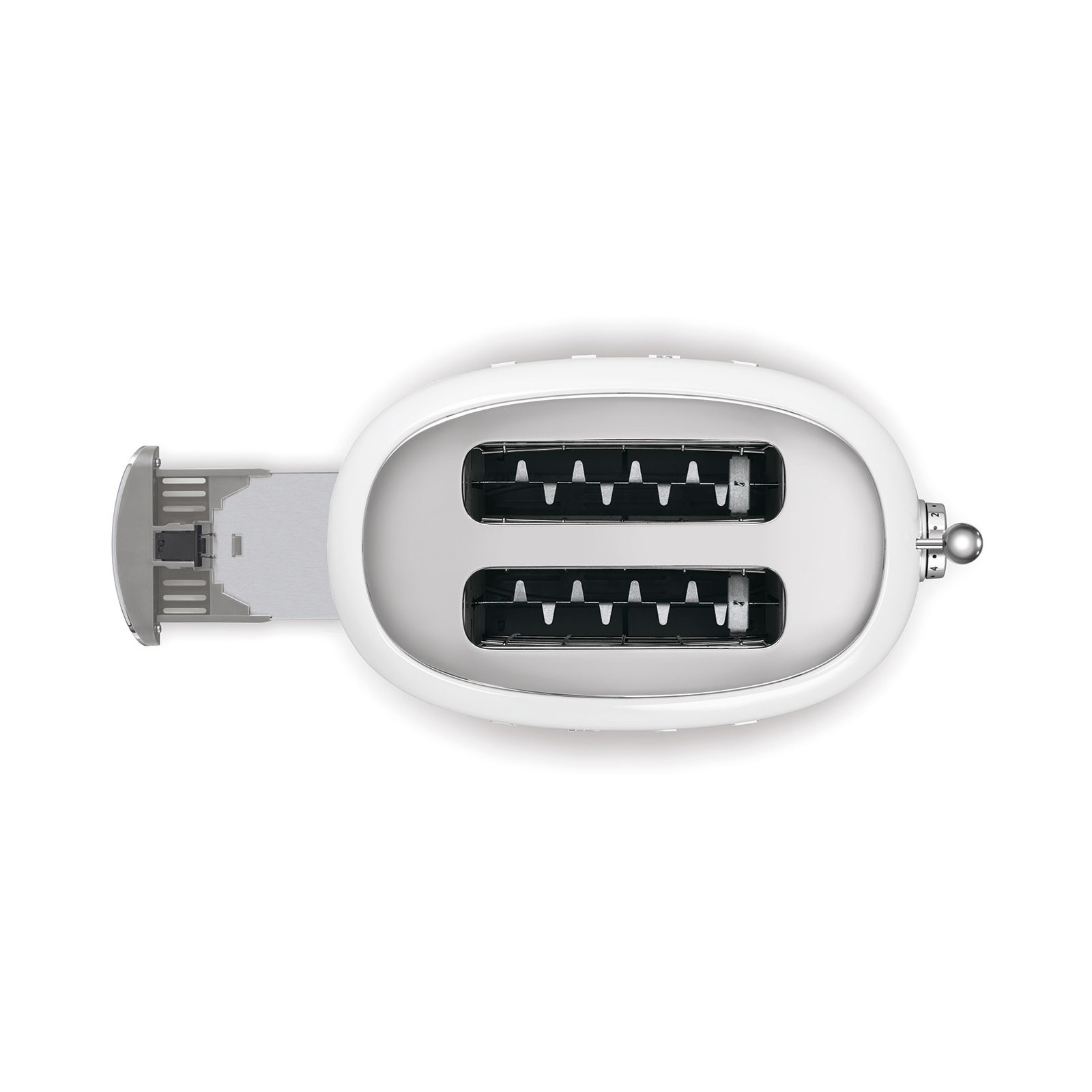 SMEG 50's Retro Style 2 Slice Toaster, White