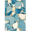 Papier peint terrazzo bleu, aspect mosaïque de pierre-2137916252