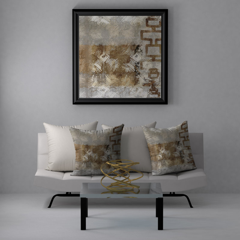 Housse et insert de coussin carré délicat Essence, 20 po X 20 po