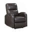 Fauteuil inclinable électrique 1pc recouvert de similicuir