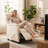 Modern Upholstered Teddy Fabric Electric Power Recliner -1061527106