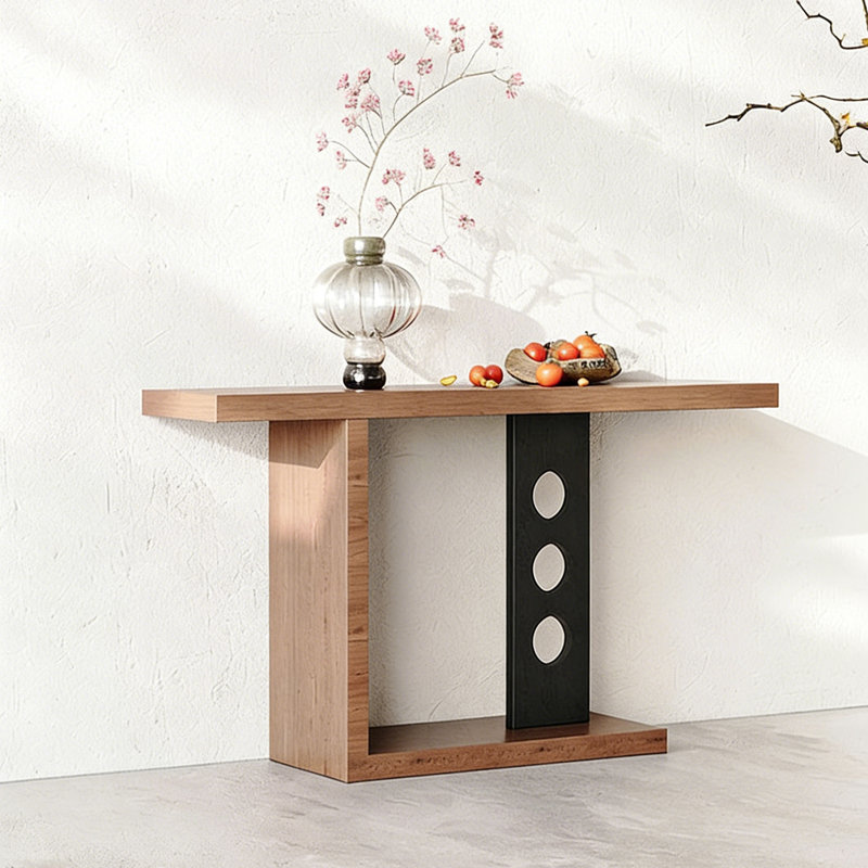 Console Retro Minimalist Art, H 29,53 po x l 47,24 po x P 13,78 po