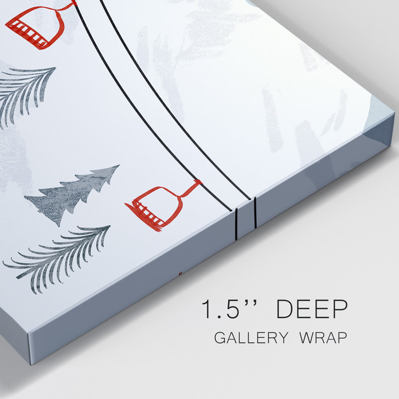 " Ski Slope Collection D ", 40" H x 20" W 1.5" D