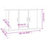 Support pour aquarium vidaXL 39,8 po x 16,1 po x 22,8 po-918684293