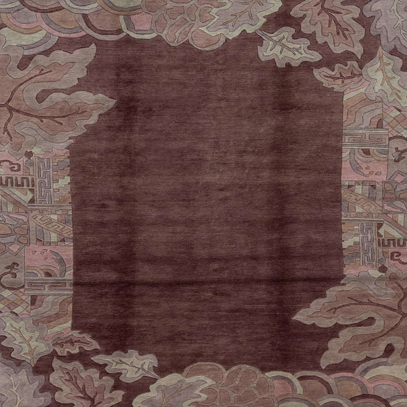 Abstract Indoor Rug, Square 3'