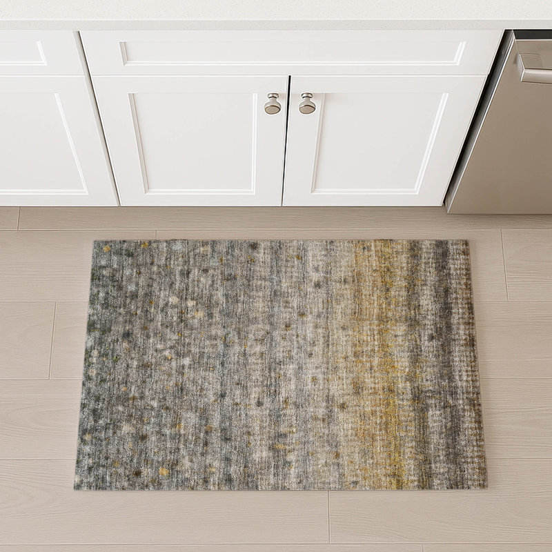 Tapis intérieur / extérieur lavable à la machine Emelia ACN2315, Rectangle 1 pi 8 po x 2 pi 6 po