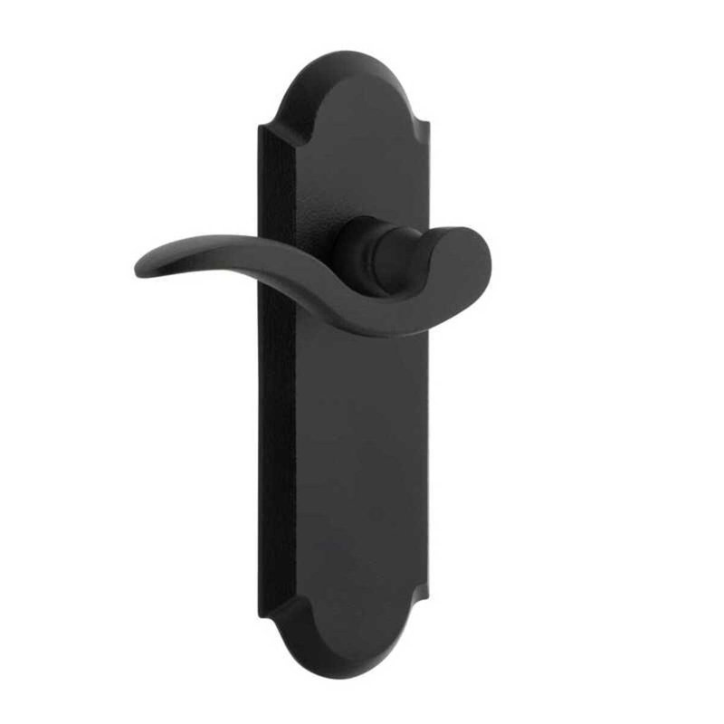 Ageless Iron Dome Long Plate Passage with Palisade Lever, Passage ( Hall & Closet), 2 3/4", Left Handed