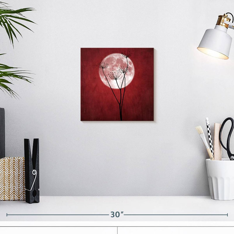 Oberle Glorious Blood Moon, 10" H x 10" W