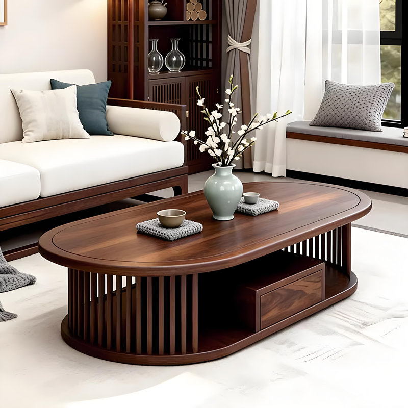 Console en bois massif de style médiéval, 15.7" H x 55" W x 26.7" D
