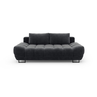 Nicolus 3 Seater Velvet Sofa Bed