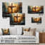 Croix, symbole puissant, art mural acrylique pour salon-1352060992