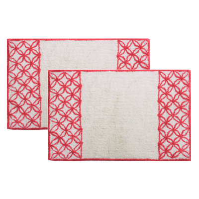 Tapis pour salle de bain en coton Tatro
