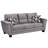Beeston Fabric Sofa & Chair Set, Gray-122099454