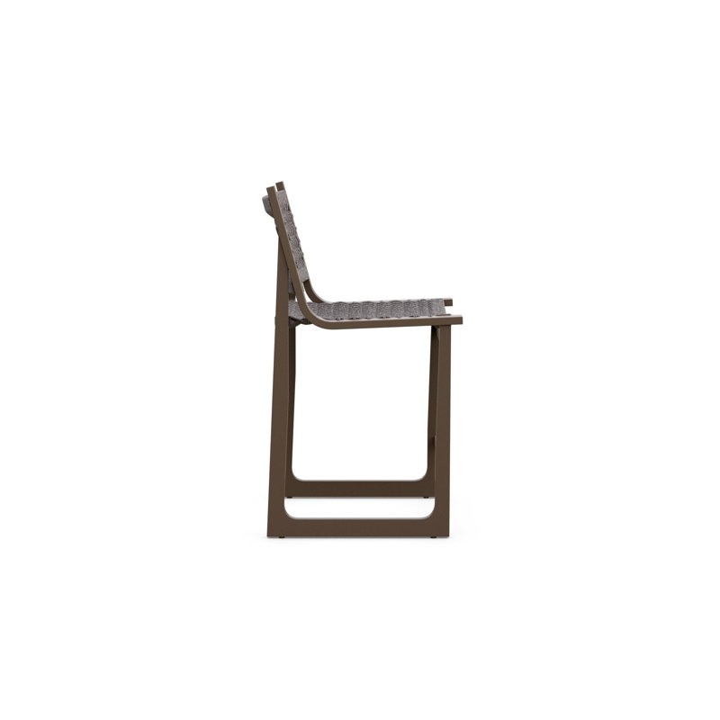 Cozumel Bar Stool, 28.54", Matte Bronze