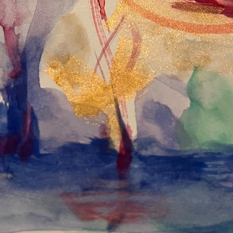 The Blossom No.3 by Fanyu Lin - Single Picture Frame Painting