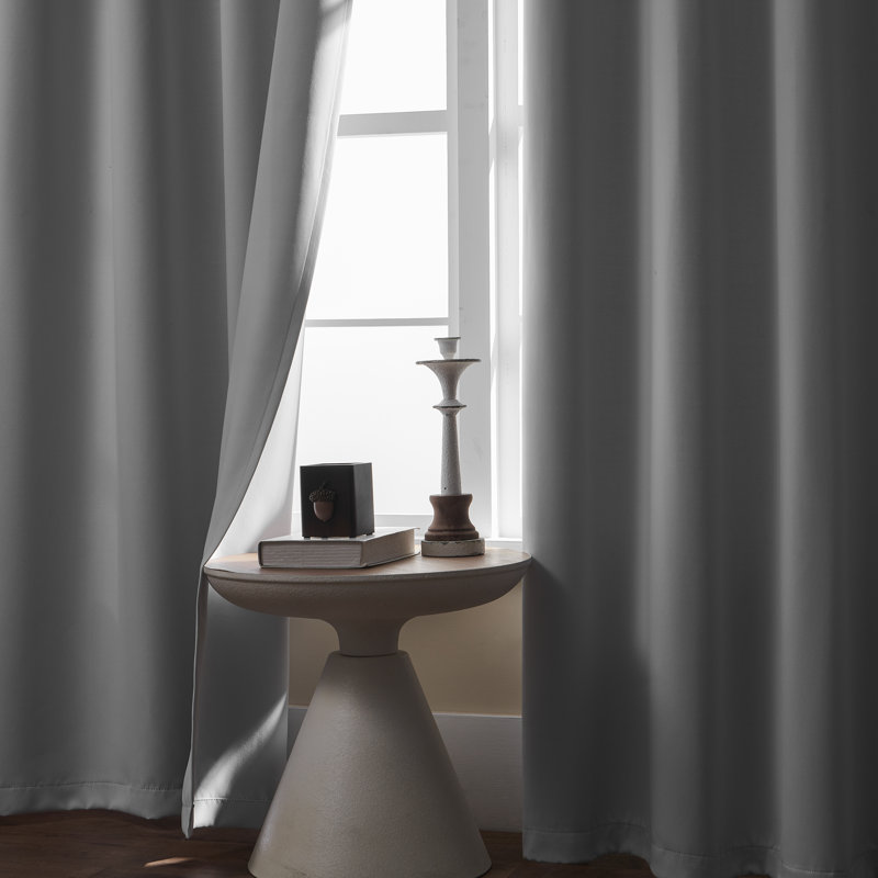 Utopia Alley Designs Solid Blackout Window Curtains For Bedrooms And Living Rooms, Polyester Curtains, 2 Panels Set, (52" W × 96" L)