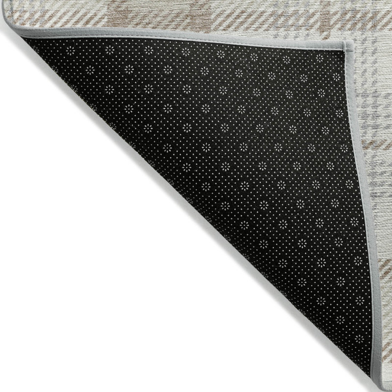 Tapis intérieur lavable en lin 9 pi x 12 pi