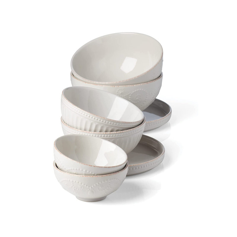 Service de table 8 pièces French Perle
