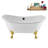 59" Streamline Clawfoot Tub,Tray,Drain, Clawfeet-101628977-102220282
