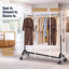 160cm Adjustable Clothing Rack