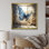 «Cottage Blue Butterfly Escape», art mural papillon