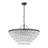 Jazmia 11-Light Dimmable Crystal Beads Tiered Chandelier
