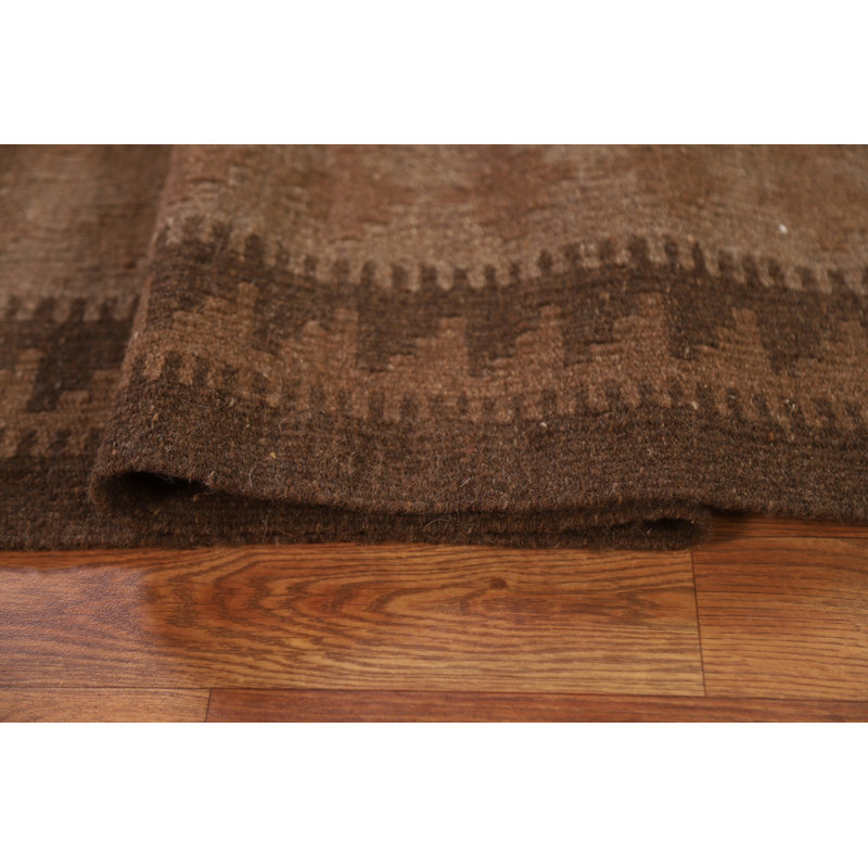 Tapis kilim en laine tissé à la main 7 x 10