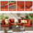 14-Piece Outdoor 4'' Cushion Cover Set, Only Covers-901652450