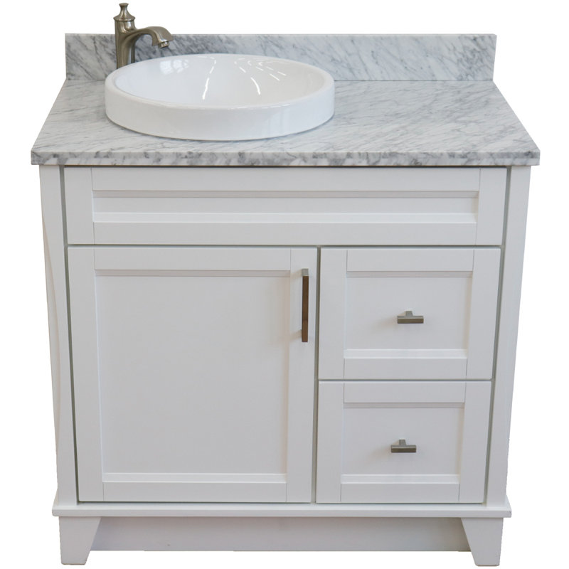 Ensemble de meuble-lavabo simple 37 po Matson, Blanc