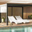 Chaise longue de piscine en forme de S à assemblage rapide, conception ergonomique, confortable et respirante, indispensable pour la détente en plein air-1475164602-1469727651